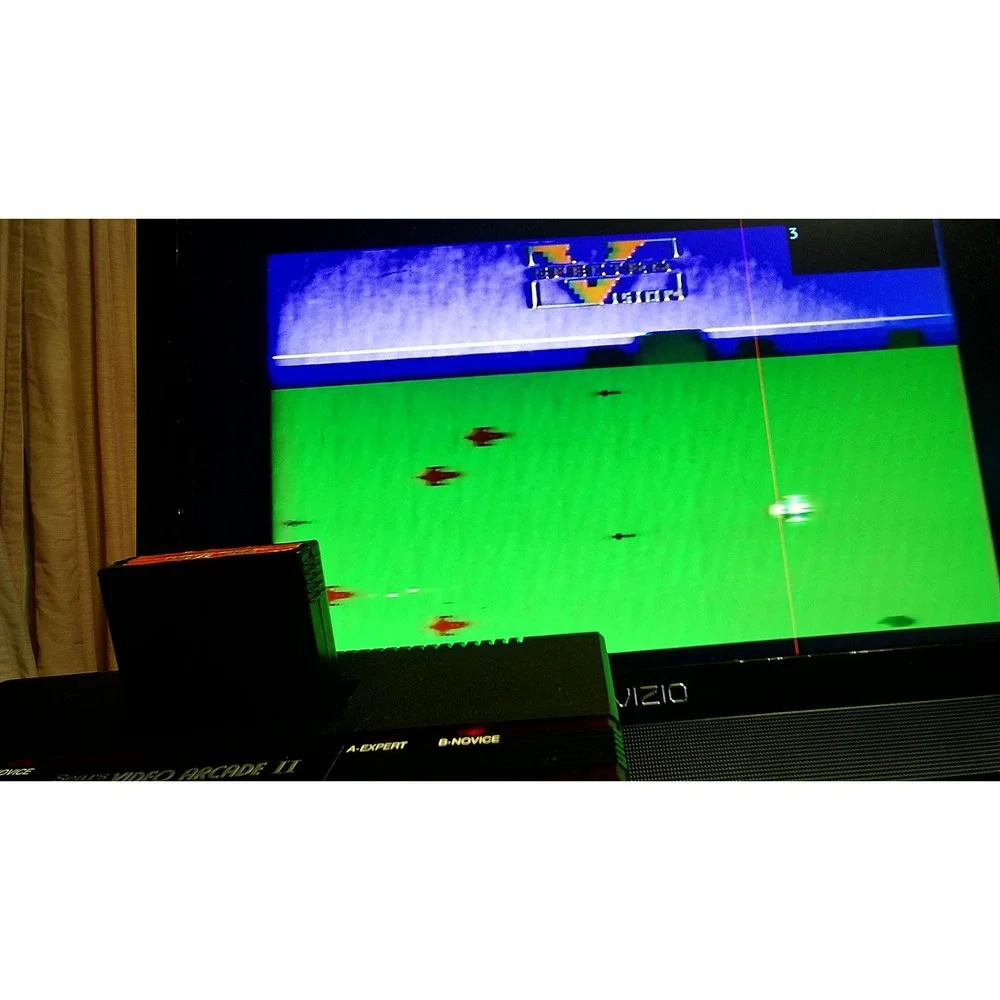 4x Digitel Cosmovision Atari 2600 Games Pac-Man Volleyball Planet Patrol Brazil